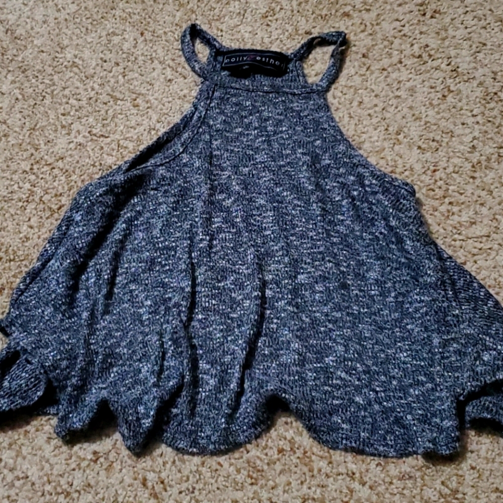 Flowy tank/ high neck